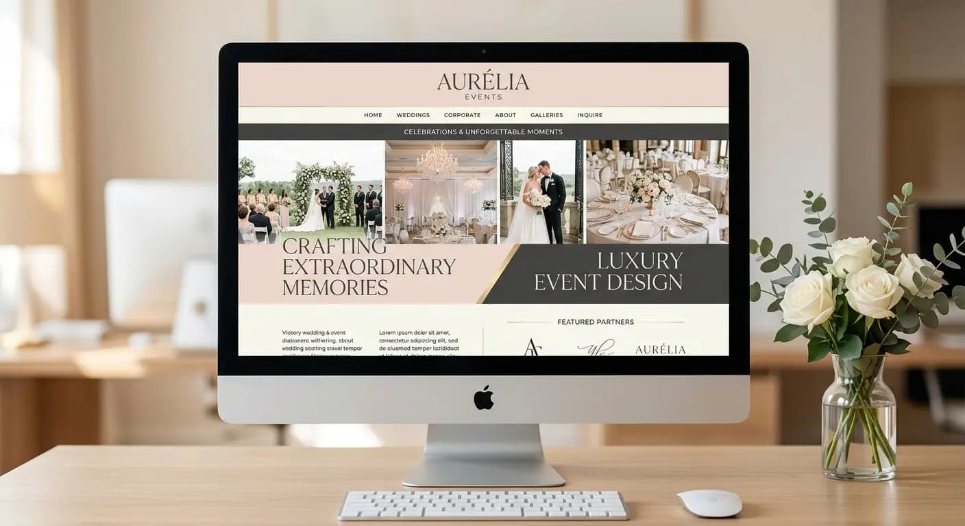 Brilliant Event Planning Squarespace Website - Md. Shohan Islam