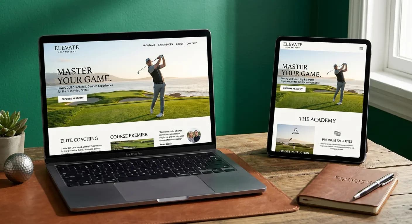 Rick Smith Golf Squarespace Website - Md. Shohan Islam